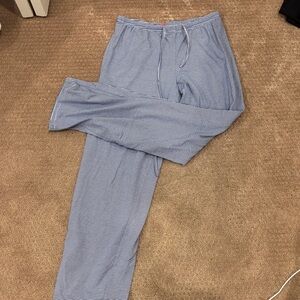 Edikted Blue and White Striped Pants
